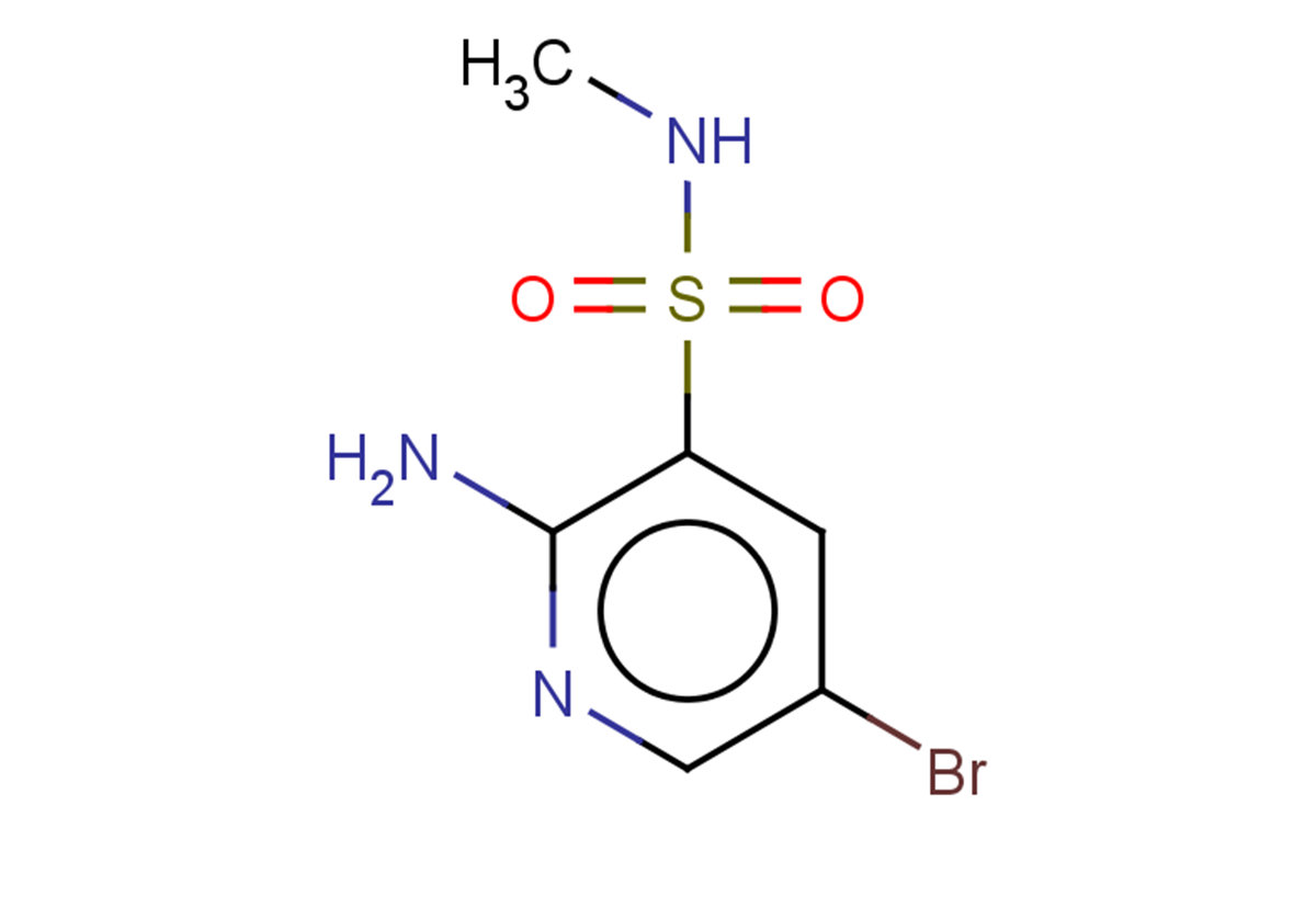 2-amino-5-bromo-N-methylpyridine-3-sulfonamide