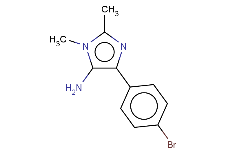 4-(4-bromophenyl)-1,2-dimethyl-1H-imidazol-5-amine