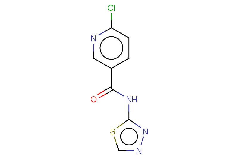 6-chloro-N-(1,3,4-thiadiazol-2-yl)pyridine-3-carboxamide