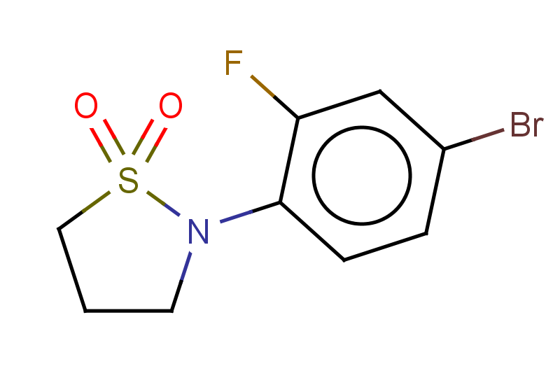 2-(4-bromo-2-fluorophenyl)-1,2-thiazolidine-1,1-dione