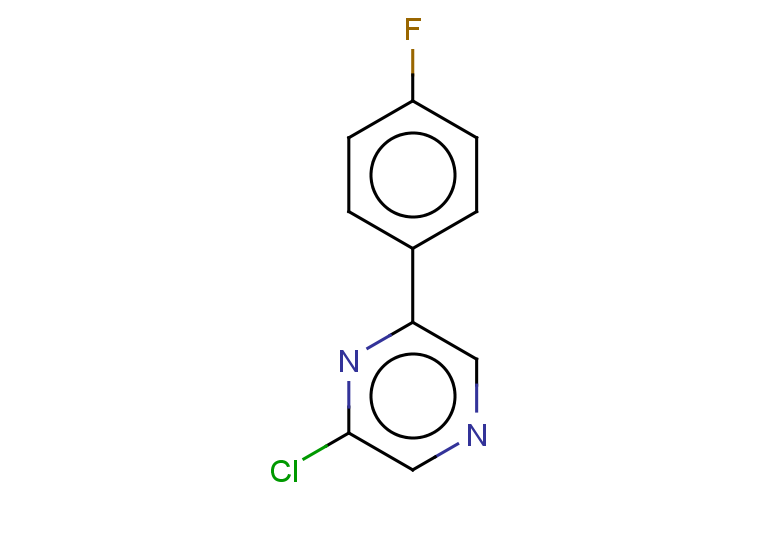 2-chloro-6-(4-fluorophenyl)pyrazine