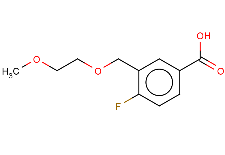 4-fluoro-3-[(2-methoxyethoxy)methyl]benzoic acid