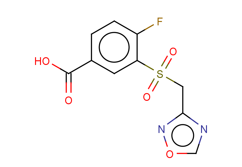 4-fluoro-3-(1,2,4-oxadiazol-3-ylmethanesulfonyl)benzoic acid