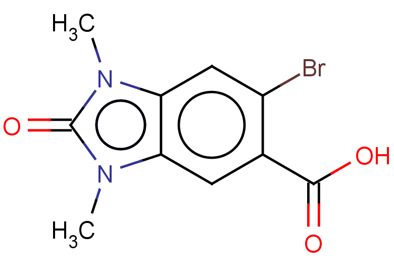 6-bromo-1,3-dimethyl-2-oxo-2,3-dihydro-1H-1,3-benzodiazole-5-carboxylic acid