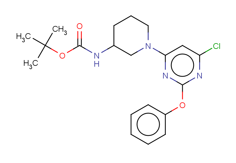 tert-butyl N-[1-(6-chloro-2-phenoxypyrimidin-4-yl)piperidin-3-yl]carbamate