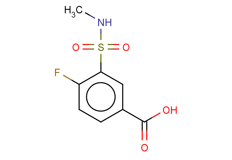 4-fluoro-3-(methylsulfamoyl)benzoic acid