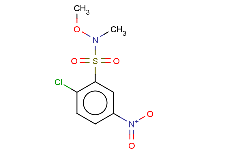 2-chloro-N-methoxy-N-methyl-5-nitrobenzene-1-sulfonamide