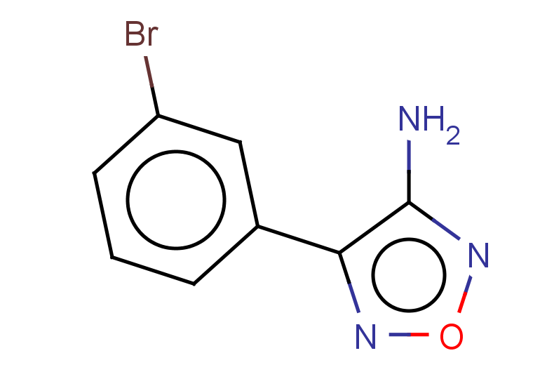 4-(3-bromophenyl)-1,2,5-oxadiazol-3-amine