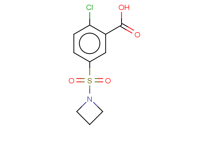 5-(azetidine-1-sulfonyl)-2-chlorobenzoic acid