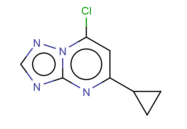 7-chloro-5-cyclopropyl-[1,2,4]triazolo[1,5-a]pyrimidine