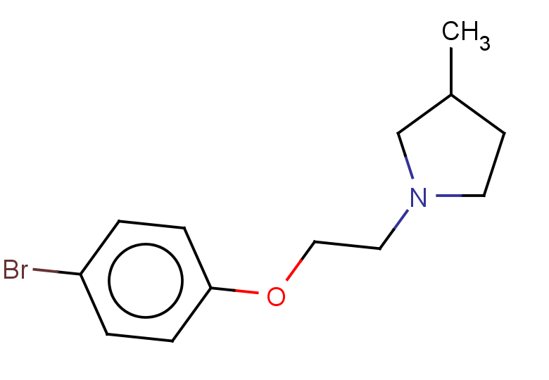 1-[2-(4-bromophenoxy)ethyl]-3-methylpyrrolidine