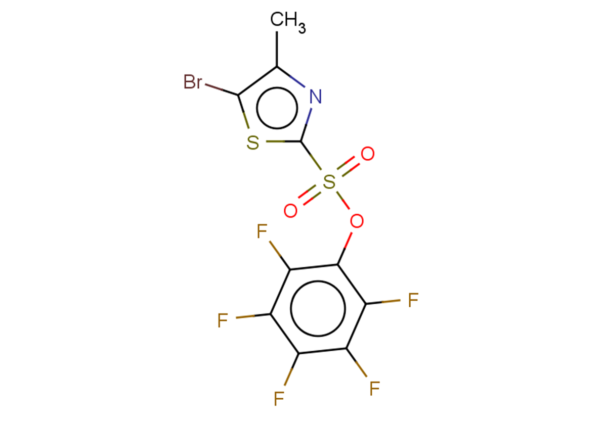 pentafluorophenyl 5-bromo-4-methyl-1,3-thiazole-2-sulfonate