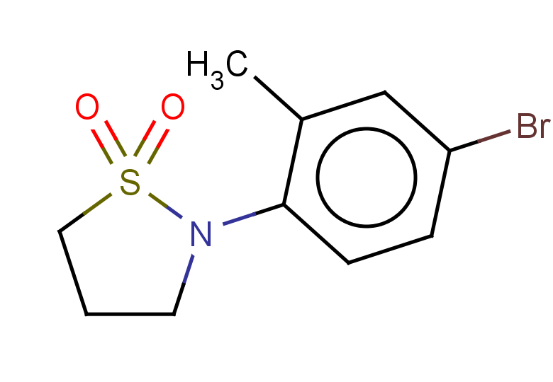 2-(4-bromo-2-methylphenyl)-1,2-thiazolidine-1,1-dione