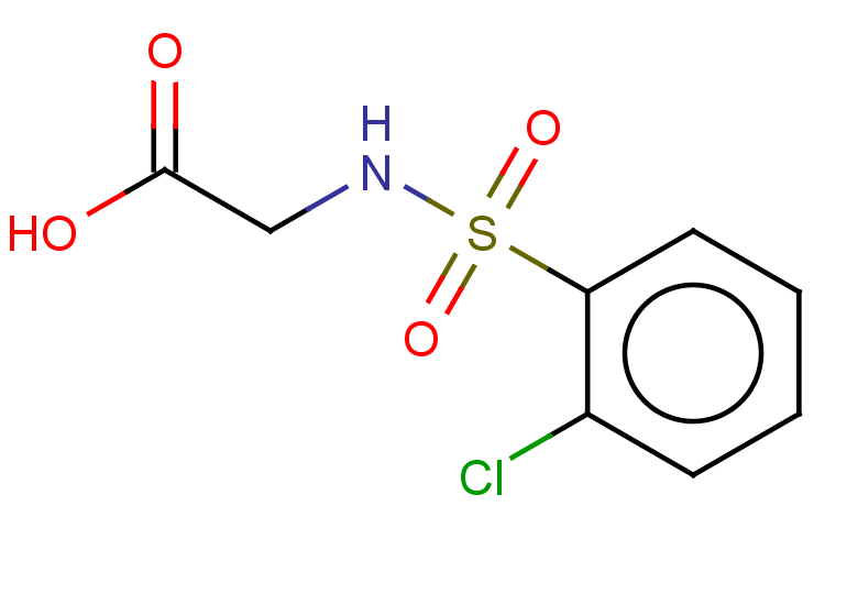 2-(2-chlorobenzenesulfonamido)acetic acid