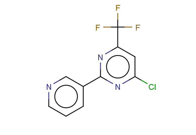 4-chloro-2-(pyridin-3-yl)-6-(trifluoromethyl)pyrimidine