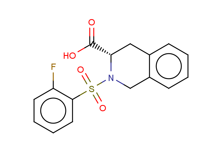 (3S)-2-(2-fluorobenzenesulfonyl)-1,2,3,4-tetrahydroisoquinoline-3-carboxylic acid