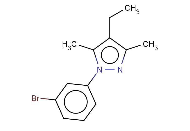 1-(3-bromophenyl)-4-ethyl-3,5-dimethyl-1H-pyrazole