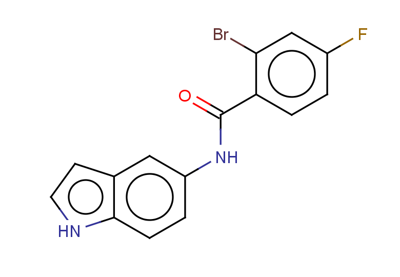 2-bromo-4-fluoro-N-(1H-indol-5-yl)benzamide