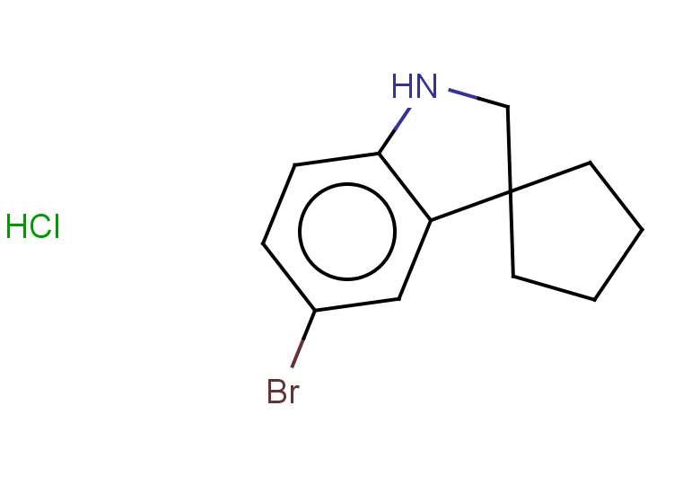 5'-bromo-1',2'-dihydrospiro[cyclopentane-1,3'-indole] hydrochloride