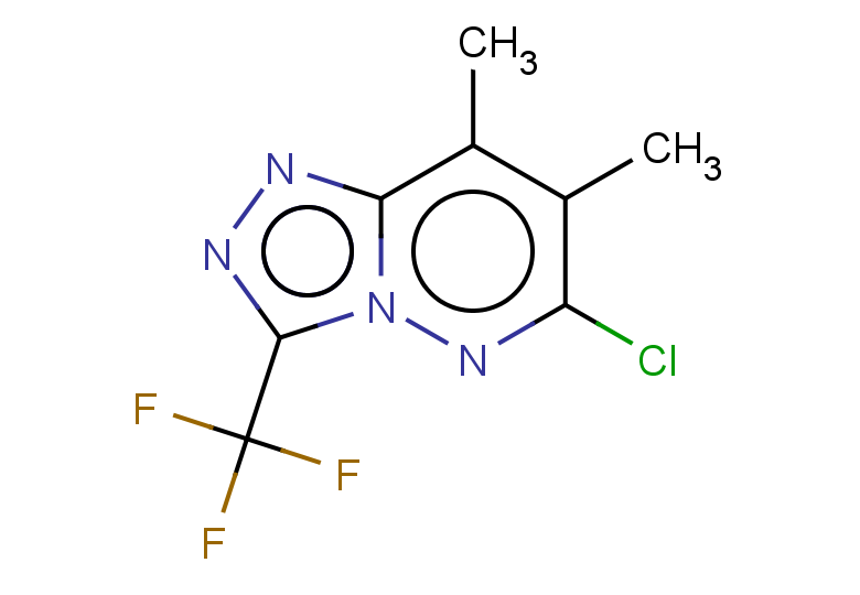 6-chloro-7,8-dimethyl-3-(trifluoromethyl)-[1,2,4]triazolo[4,3-b]pyridazine