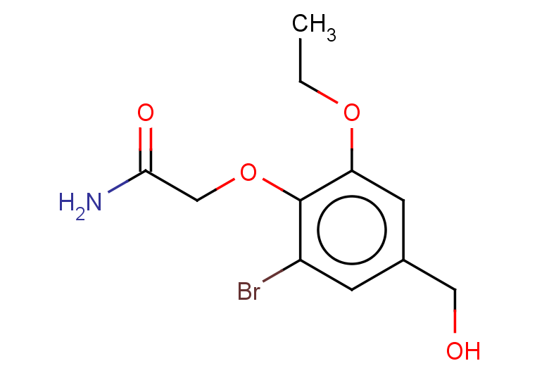 2-[2-bromo-6-ethoxy-4-(hydroxymethyl)phenoxy]acetamide
