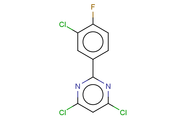 4,6-dichloro-2-(3-chloro-4-fluorophenyl)pyrimidine