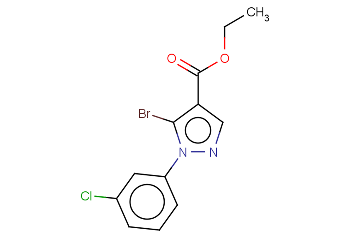 ethyl 5-bromo-1-(3-chlorophenyl)-1H-pyrazole-4-carboxylate