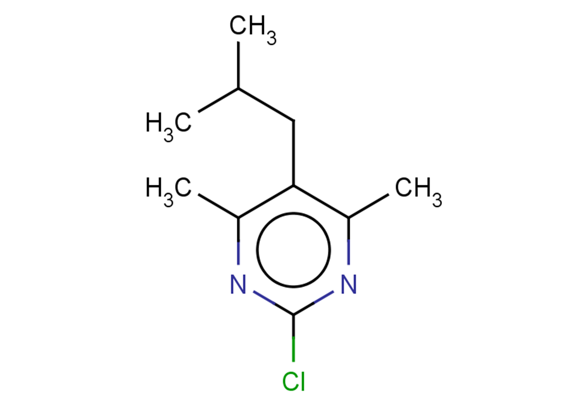 2-chloro-4,6-dimethyl-5-(2-methylpropyl)pyrimidine