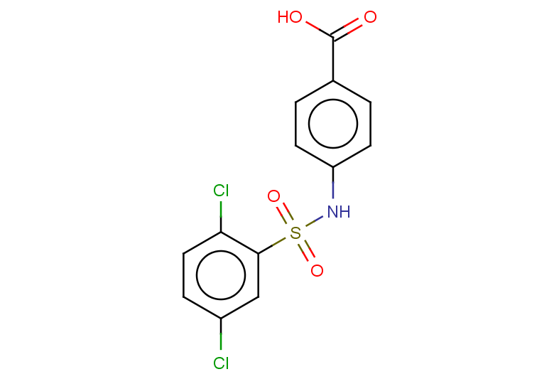 4-(2,5-dichlorobenzenesulfonamido)benzoic acid