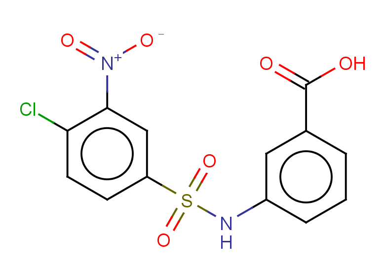 3-(4-chloro-3-nitrobenzenesulfonamido)benzoic acid