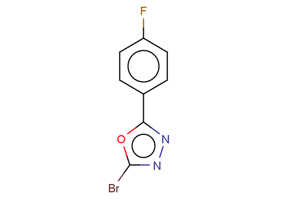 2-bromo-5-(4-fluorophenyl)-1,3,4-oxadiazole