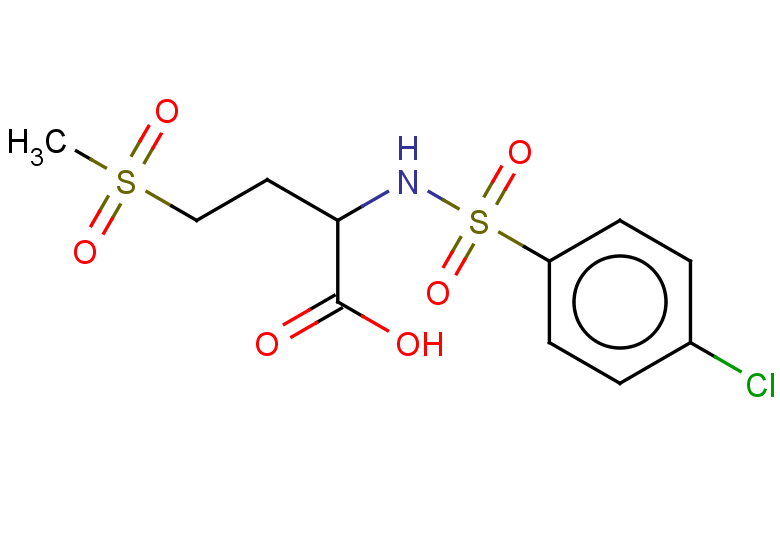 2-(4-chlorobenzenesulfonamido)-4-methanesulfonylbutanoic acid