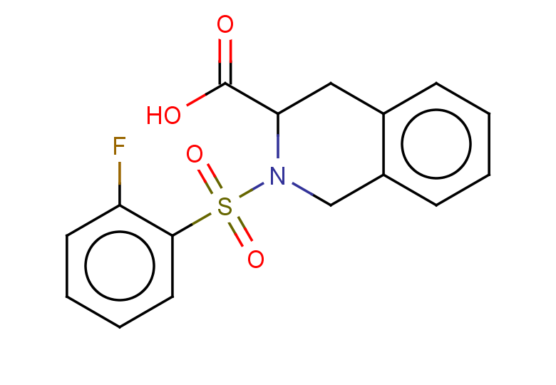 2-(2-fluorobenzenesulfonyl)-1,2,3,4-tetrahydroisoquinoline-3-carboxylic acid
