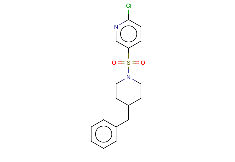 5-[(4-benzylpiperidin-1-yl)sulfonyl]-2-chloropyridine