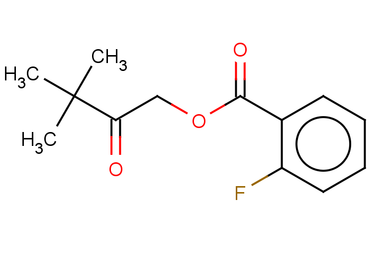 3,3-dimethyl-2-oxobutyl 2-fluorobenzoate