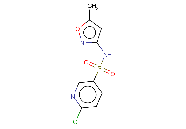 6-chloro-N-(5-methyl-1,2-oxazol-3-yl)pyridine-3-sulfonamide
