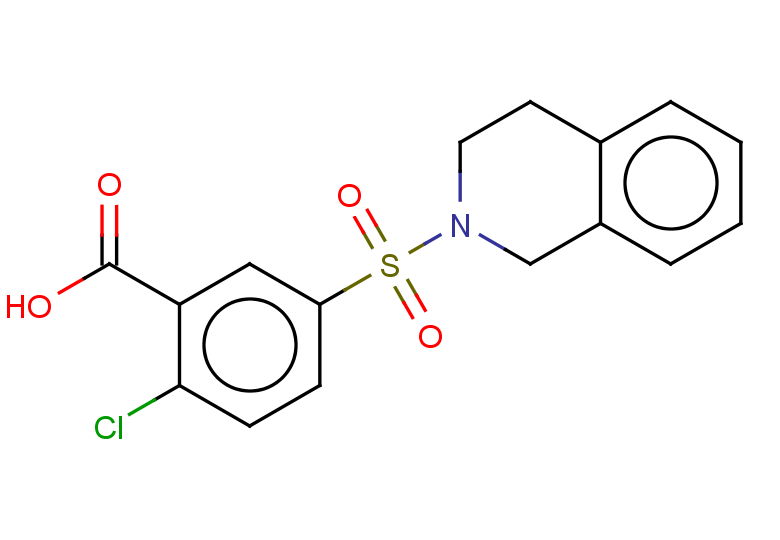 2-chloro-5-(1,2,3,4-tetrahydroisoquinoline-2-sulfonyl)benzoic acid