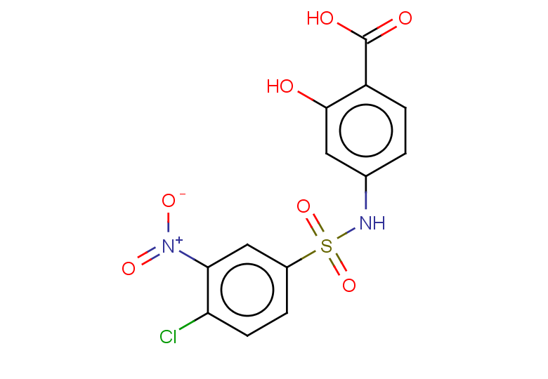 4-(4-chloro-3-nitrobenzenesulfonamido)-2-hydroxybenzoic acid