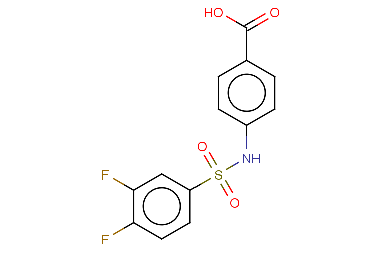 4-(3,4-difluorobenzenesulfonamido)benzoic acid