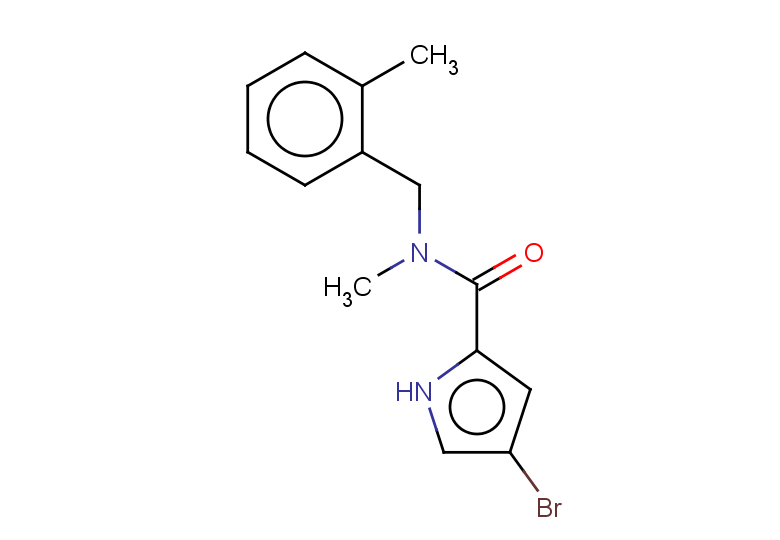 4-bromo-N-methyl-N-[(2-methylphenyl)methyl]-1H-pyrrole-2-carboxamide