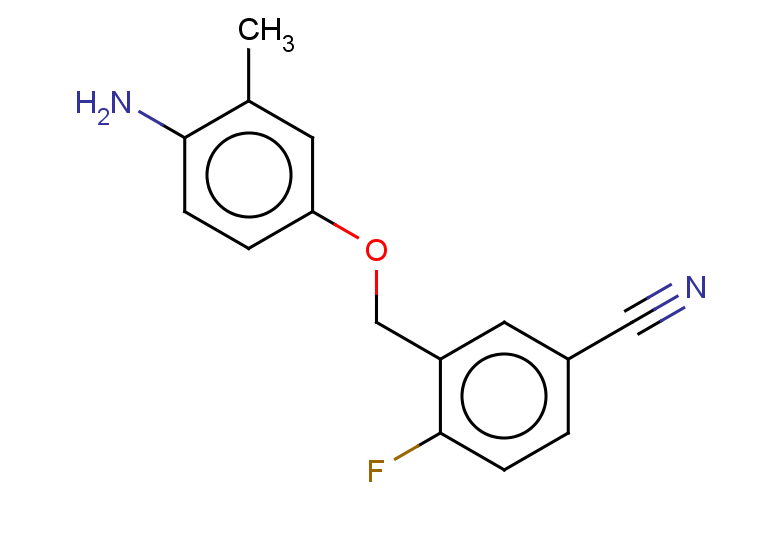 3-(4-amino-3-methylphenoxymethyl)-4-fluorobenzonitrile