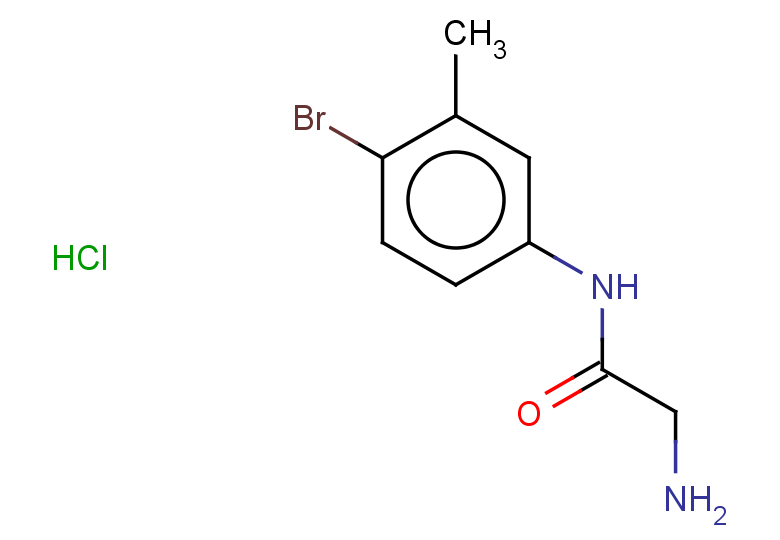 2-amino-N-(4-bromo-3-methylphenyl)acetamide hydrochloride