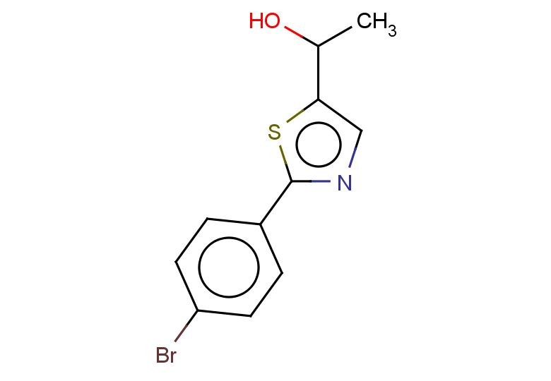 1-[2-(4-bromophenyl)-1,3-thiazol-5-yl]ethan-1-ol