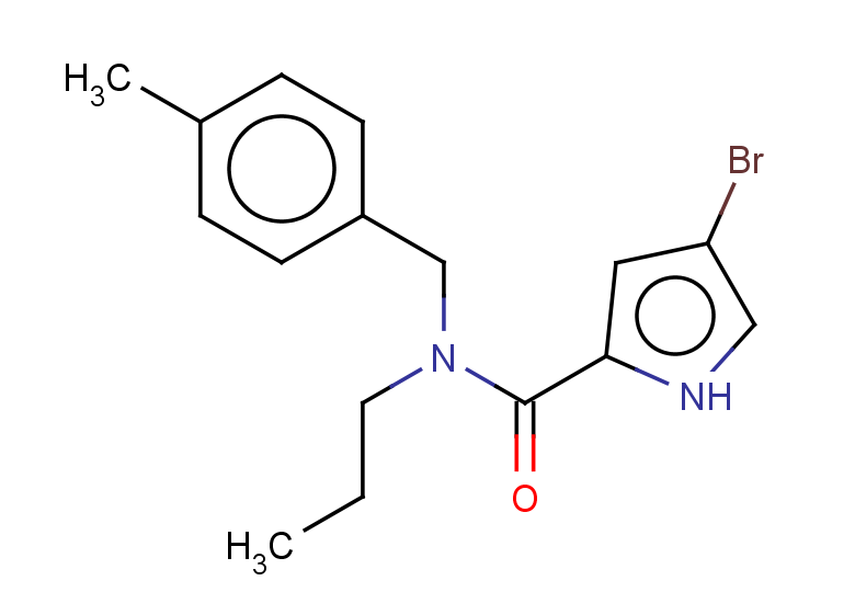 4-bromo-N-[(4-methylphenyl)methyl]-N-propyl-1H-pyrrole-2-carboxamide