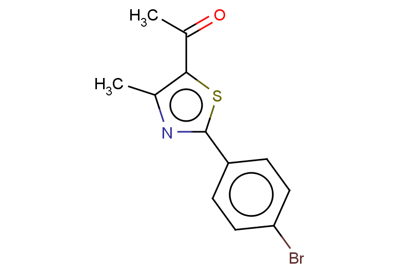 1-[2-(4-bromophenyl)-4-methyl-1,3-thiazol-5-yl]ethan-1-one