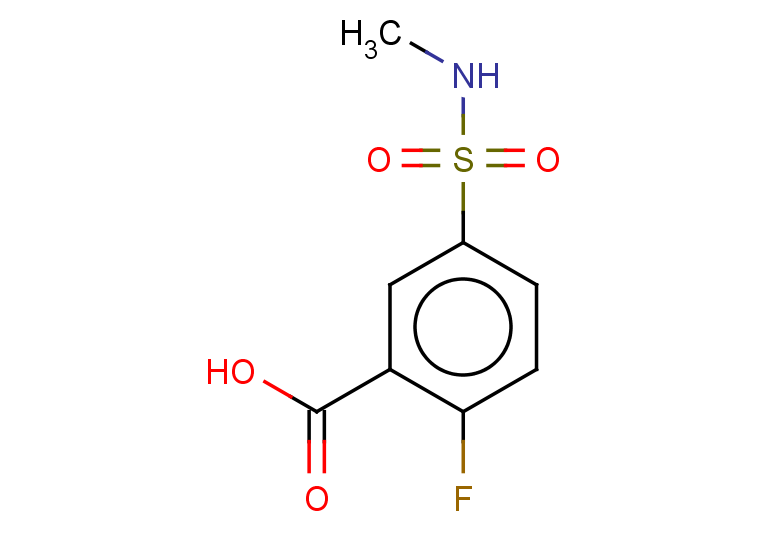 2-fluoro-5-(methylsulfamoyl)benzoic acid