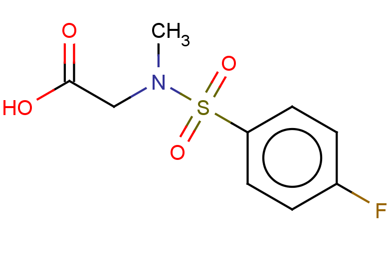 2-(N-methyl4-fluorobenzenesulfonamido)acetic acid