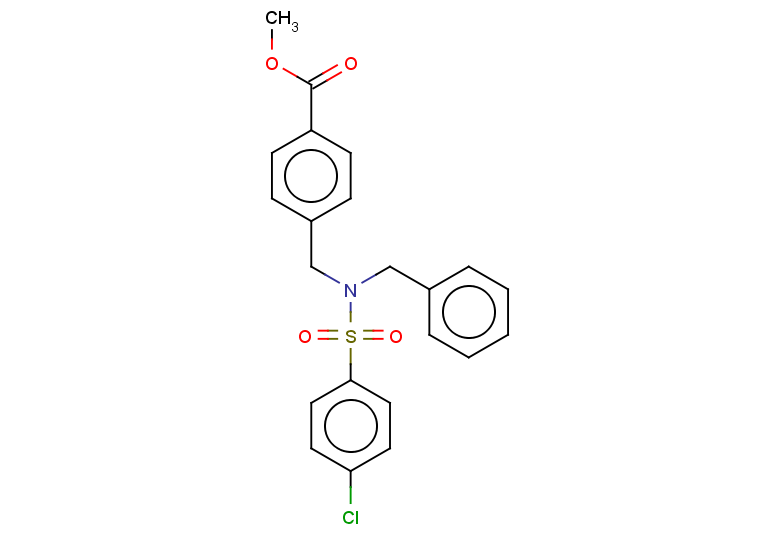 methyl 4-[(N-benzyl4-chlorobenzenesulfonamido)methyl]benzoate