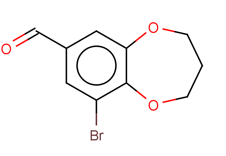 9-bromo-3,4-dihydro-2H-1,5-benzodioxepine-7-carbaldehyde