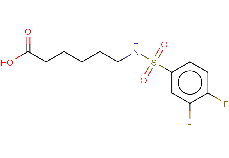 6-(3,4-difluorobenzenesulfonamido)hexanoic acid